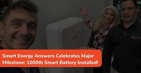 A Greener World: 1000 Smart Batteries by Smart Energy Answers